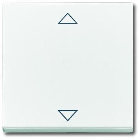 6430-0-0400 ABB Solo/future Клавиша для электронного выключателя Busch-Jalousiecontrol 6411 U-101, 6411 U/S-101, 6418 U, реле 6402 U, davos/альпийский белый