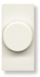 ABB 2CLA216010N1301 Механизм электронного поворотного светорегулятора 500 Вт, 1-модульный, серия Zenit, цвет серебристый