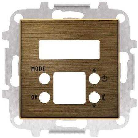 ABB 2CLA854050A1201 Накладка для механизма электронного терморегулятора 8140.5, серия SKY, цвет античная латунь