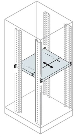 ABB EV0041 Полка с регулировкой по глубине,1HE