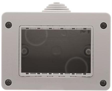 N3391.1 ABB Zenit Коробка IP40 для открытой установки на 3 модуля, Zenit/Stylo