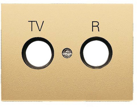 8450.1 AR ABB NIE Olas Песочный Накладка розетки TV-R/Sat розетки