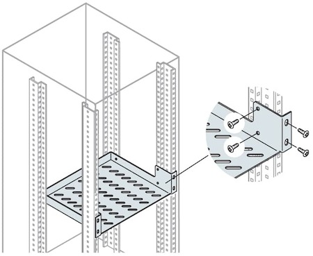 ABB EV1385 Полка фиксированная,1HE ,глубина 385мм