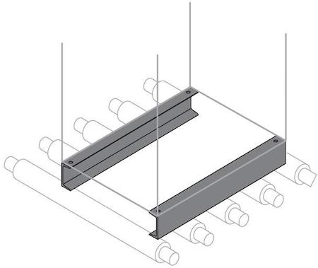ABB EZ8001 Цоколь усиленный 100х800 ВхШ (2шт)