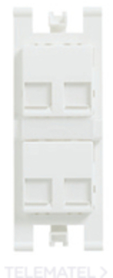 ABB 2CLA101840T1001 Суппорт для 4-х информационных разъёмов типа Keystone и AT&T