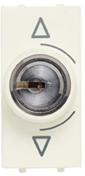 ABB 2CLA215310N1101 Механизм переключателя с ключом на 3 положения, 1-модульный, серия Zenit, цвет альпийский белый