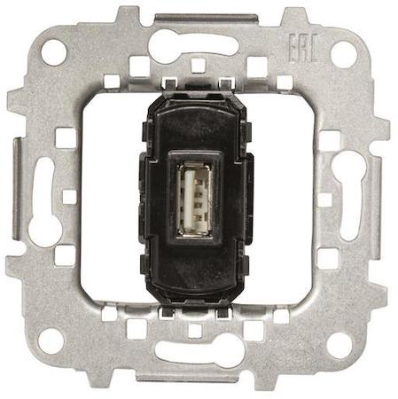 ABB 2CLA818520A1001 Механизм USB зарядного устройства, 1х2000 мА, 5В, серия SKY