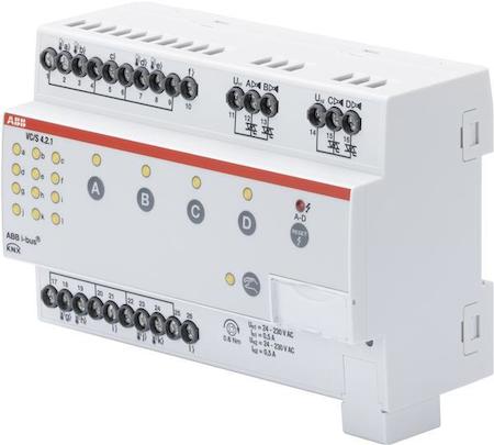 ABB 2CDG110217R0011 VC/S4.2.1 Контроллер управления приводами клапанов, 4х канальный, с ручным управлением