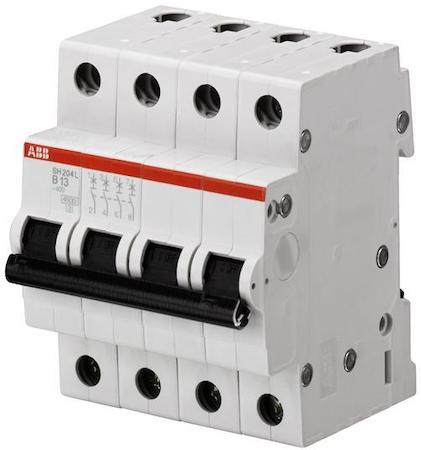ABB 2CDS244001R0505 Автомат.выкл-ль 4-полюсной SH204L B50