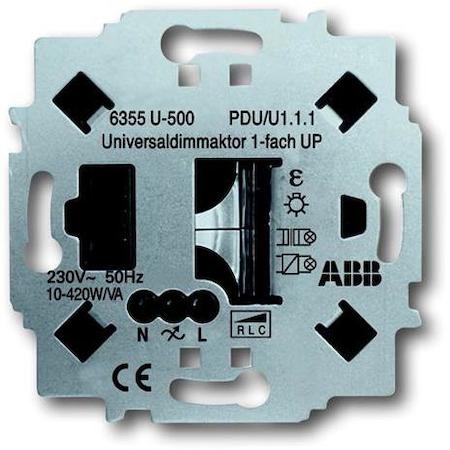 6310-0-0098 ABB 6355 U-500 Светорегулятор универсальный ,1х 450Вт, FM