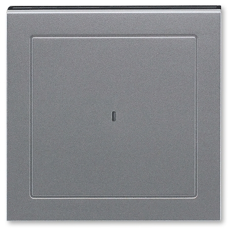 2CHH590700A4069 Накладка ABB Levit для выключателя карточного сталь / дымчатый чёрный