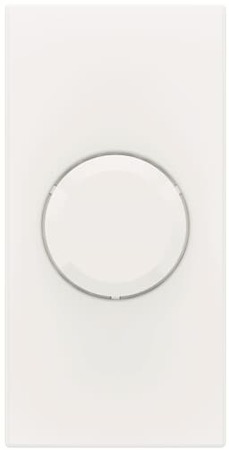 ABB 2CLA216030N1101 Механизм электронного поворотного светорегулятора для регулируемых LEDi ламп, 2-100 Вт, 1-модульный, серия Zenit, цвет альпийский белый