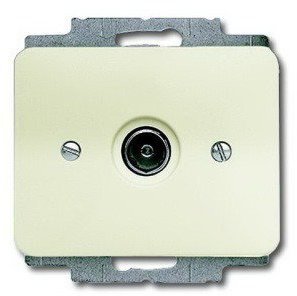 1724-0-2737 ABB ТВ-Розетка, Duro, слоновая кость