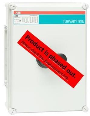 ABB 1SCA022833R6510 Рубильник в боксе OT160EFCC3BA в пластиковом боксе