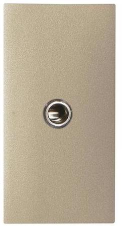 ABB 2CLA215540N1901 Механизм mini-jack 3.5мм разъёма, 1-модульный, серия Zenit, цвет шампань