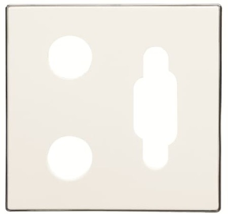 ABB 2CLA855560A1101 Накладка для мех.VGA+2RCA, серия SKY, цвет белый