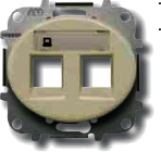 5518.2 CV ABB NIE Tacto Шампань Накладка для суппорта