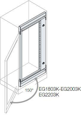 ABB EG1803K Рама 19 дюймов поворотная, 34HE 1800x800мм