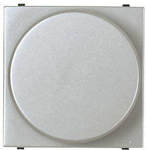 ABB 2CLA226090N1301 Механизм электронного поворотного светорегулятора для люминесцентных ламп 700 Вт, 0/1-10 В, 50 мА, 2-модульный, серия Zenit, цвет серебристый