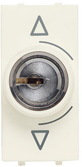 ABB 2CLA215310N1801 Механизм переключателя с ключом на 3 положения, 1-модульный, серия Zenit, цвет антрацит