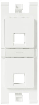 ABB 2CLA101820T1001 Суппорт для 2-х информационных разъёмов типа Keystone и AT&T
