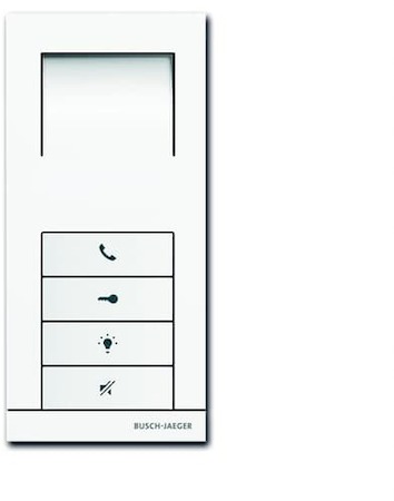 ABB 2CKA008300A0324 BJE-W, АУ, аудио, 4 клавиши, белый