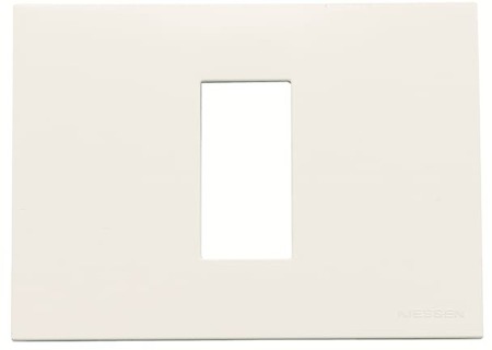 ABB 2CLA247110N1101 Рамка итальянского стандарта 3M, 1-модульная, базовая, серия Zenit, цвет альпийский белый
