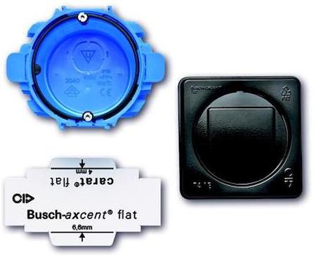 1740-0-0064 ABB Axcent Набор монтажный Axcent Flat 4-поста, 4 отверстия в стене D=82, глубина 46-56, расст. между креп. винтами 60мм, для спл. стен