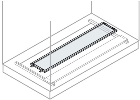 ABB EF9820 Нижняя панель с фильтром,W=600,D=200.