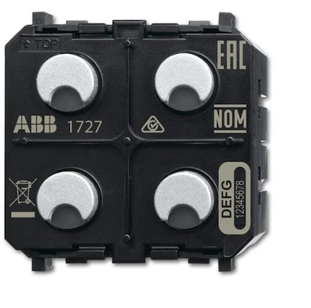 ABB 2CKA006200A0111 SDA-F-1.1.PB.1-WL Датчик/активатор регулировки освещения 1/1-кан. free@home, беспроводной, Zenit