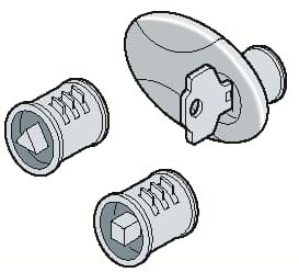 ABB 1SL0340A00 Замок с ручкой для шкафа GEMINI