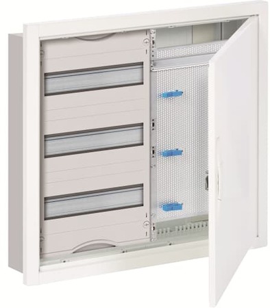 ABB 2CPX030088R9999 Шкаф 36М в нишу с медиапанелями 534х560х120 с расстоянием между DIN-рейками 125 мм и самозажимными клеммами N/PE U32MM