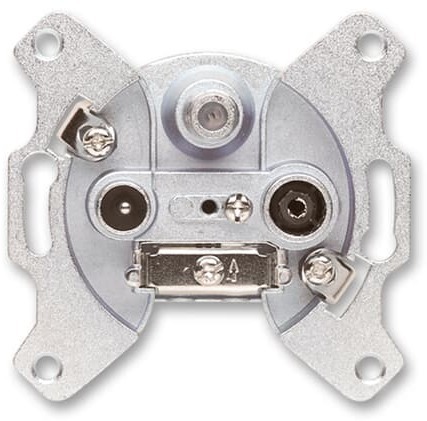 2250.1 BA ABB Stylo/(Re)stylo Накладка для TV-R-SAT розетки, 2-модульная, альпийский белый