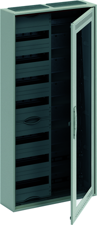 ABB 2CPX052223R9999 Шкаф 84М навесной с медиапанелями IP30, 1100x550x160 между DIN-рейками 125 мм и самозажимными клеммами N/PE и Wi-Fi дверью с вент. отверстиями ComfortLine CA27VMW