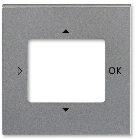 2CHH704010A4069 Накладка ABB Levit для таймера с малой выдержкой времени и комнатного датчика CO? сталь