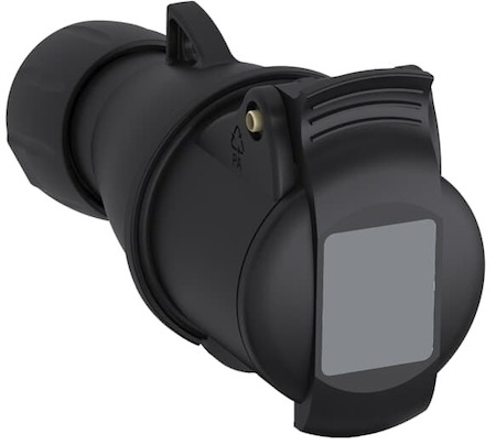ABB 2CMA103597R1000 Розетка кабельная Easy&Safe 432EC9B,32А,3P+N+E,IP44,9ч,черн