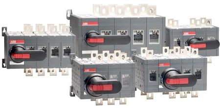 ABB 1SCA022551R3110 Реверсивный рубильник OT32E4C до 40A 4-полюсный (без ручки управ ления)