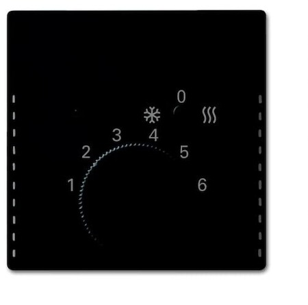 ABB 2CKA001710A4052 Накладка для механизма терморегулятора 1099 UHKEA, Future/Axcent/Carat/Династия, черный бархат