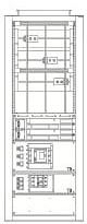 ABB RBAHA2 Накладка гориз. верх/низ на каркас шкафа шир. 2