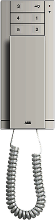 ABB 2TMA070020W0063 Абонентское устройство, трубка, 6 клавиш, белая