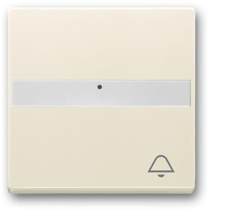 ABB 2CKA001731A3999 "Клавиша для механизма 1-клавишного выключателя, поле для надписи, световод, ""ЗВОНОК"" Future/Axcent/Carat/Династия, слоновая кость
