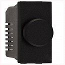 ABB 2CLA216010N1801 Механизм электронного поворотного светорегулятора 500 Вт, 1-модульный, серия Zenit, цвет антраци
