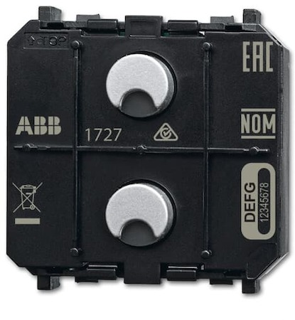 ABB 2CKA006200A0106 SU-F-1.0.PB.1-WL Элемент управления 1-кан. free@home, беспроводной, Zenit