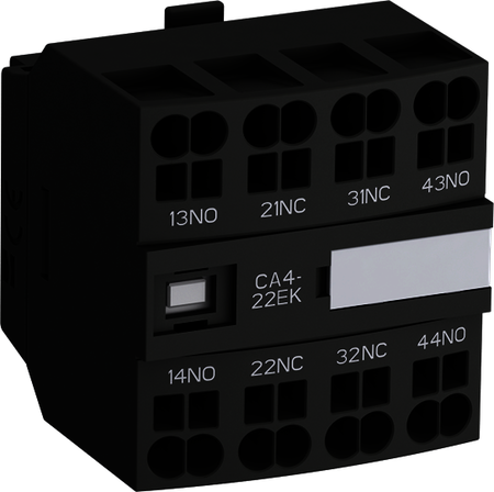ABB 1SBN010146R1231 Блок контактный CA4-31NK (3НО+1НЗ) фронтальный с втычными клеммами для реле NF22EK-NF40EK