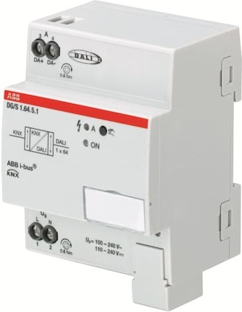 ABB 2CDG110273R0011 DG/S1.64.5.1 DALI Контроллер освещения DALI, цвет, 1 канал