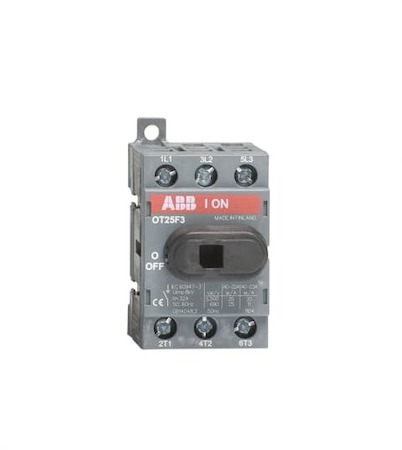 ABB 1SCA022352R6790 Рубильник OT25ET3 до 25А 3х-полюсный дверного монтажа (без ручки управления)