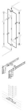ABB 1STQ002021B0000 Кронштейны для промежуточных стоек,(2шт)