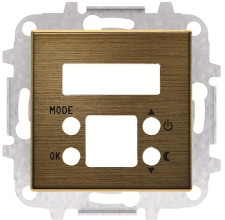 ABB 2CLA855420A1401 CP-RTC-FC-85AI Накладка контроллера фанкойлов free@home, SKY, нерж. сталь