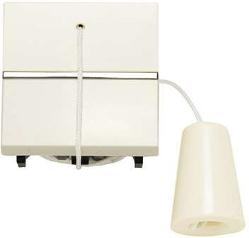 ABB 2CLA224800N1101 Механизм кнопки со шнурком, 2-модульный, серия Zenit, цвет альпийский белый