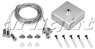 Arlight 023417 Подвес S2-LINE-3x4m Long Set (Silver Box, Pad 15x2mm)